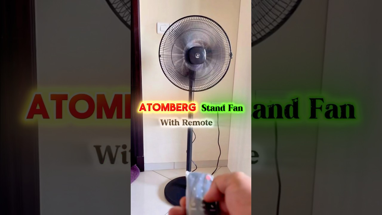 Atomberg Stand Fan with Remote ✅ Best in the Market 👌🏻💥 Quality Product 🔥 #atomberg #pedestalfan