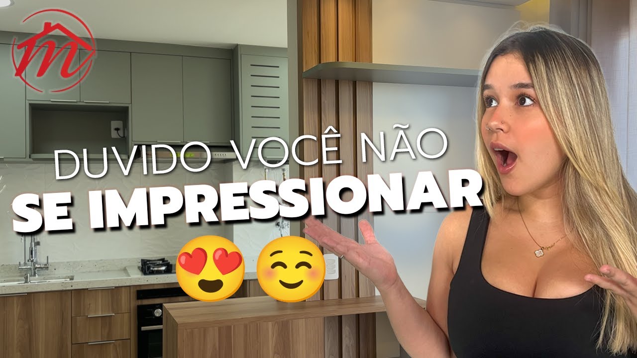 Apartamento completo de 39m² com móveis planejados e convencionais | Mudy Móveis