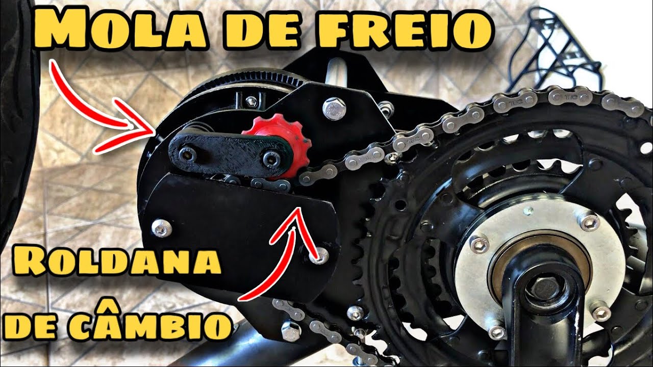 Esticador de Corrente DIY para Bicicleta Mid Drive. Passo a Passo.