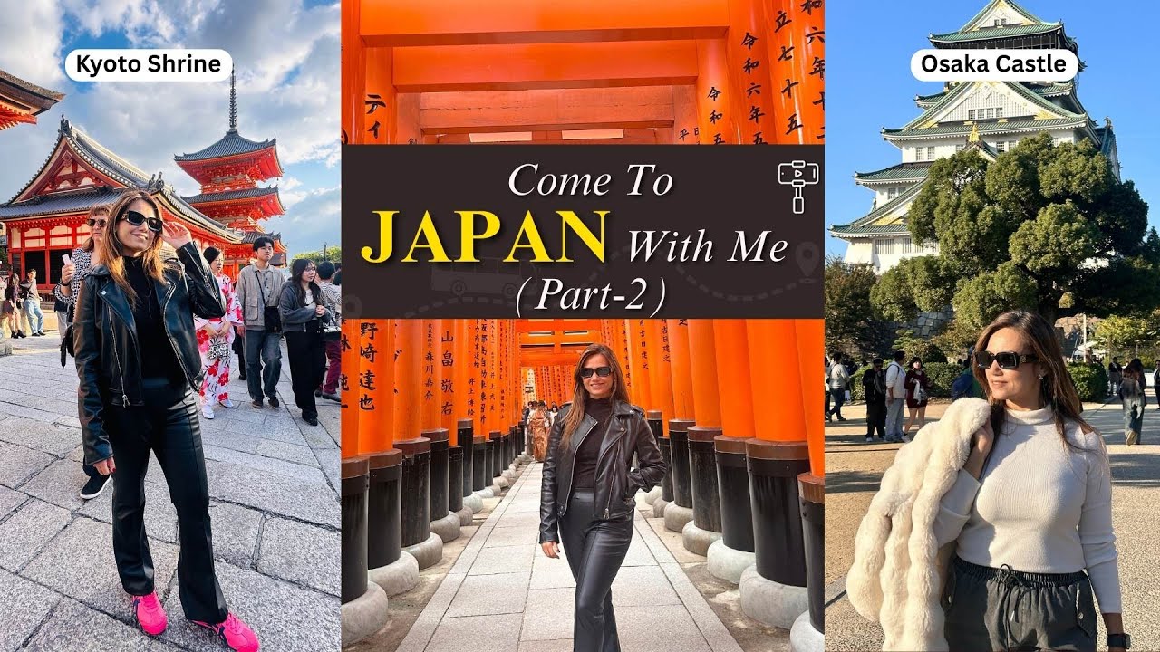 Tokyo Tales Part 2 | Osaka Streets, Universal Studios & Kyoto Temples | Dipttii Khanna Designs