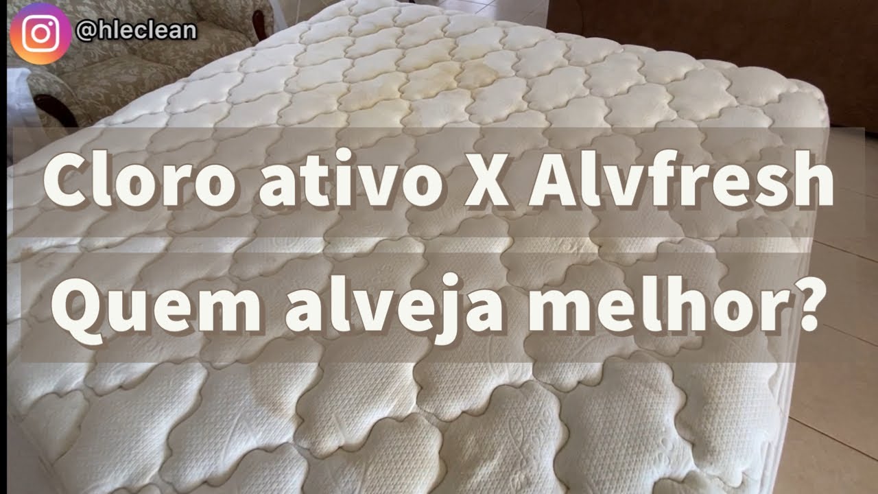 Qual o melhor alvejante para amarelão no colchão?