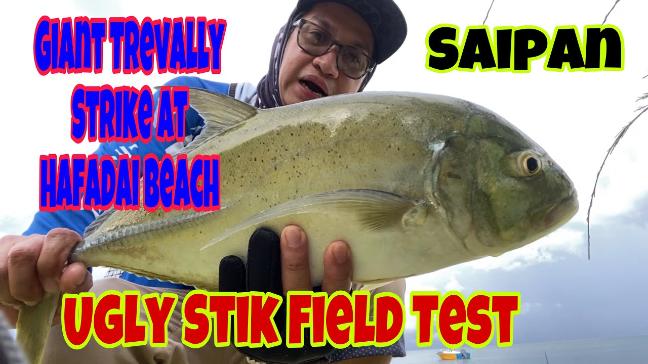 SHORE FISHING TECHNIQUES | FIELD TEST | CATCHING GIANT TREVALLY | #saipanvlog  #cnmi #saipan