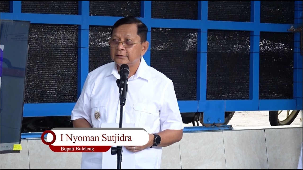 BUKA BIMTEK PENGELOLAAN SAMPAH, BUPATI SUTJIDRA 