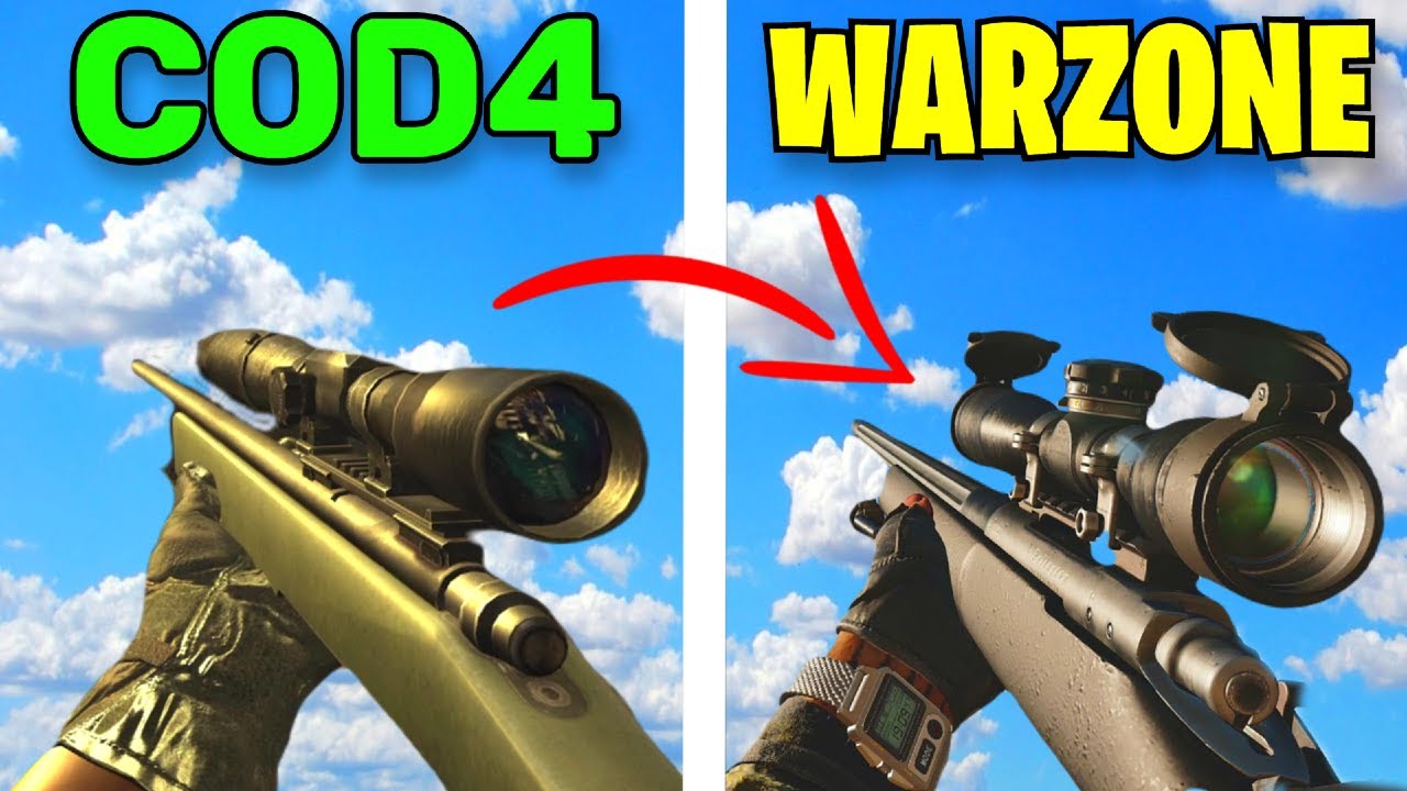 ALL COD4 SNIPERS in WARZONE! 🔥