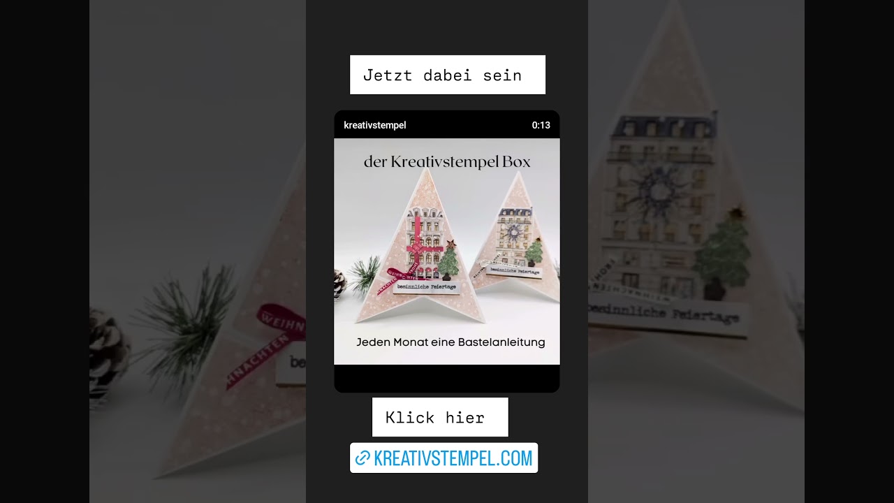 Kreative Auszeit buchen #kreativstempel #bastelanleitung #bastelnmitpapier