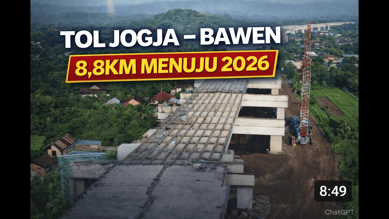 Tol Jogja–Bawen Seksi 1, Jogja ke Semarang Makin Cepat ‼️