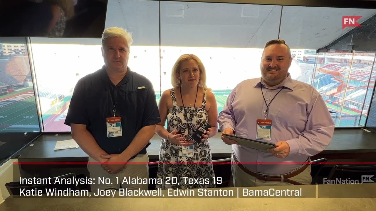 Instant Analysis: No. 1 Alabama 20, Texas 19