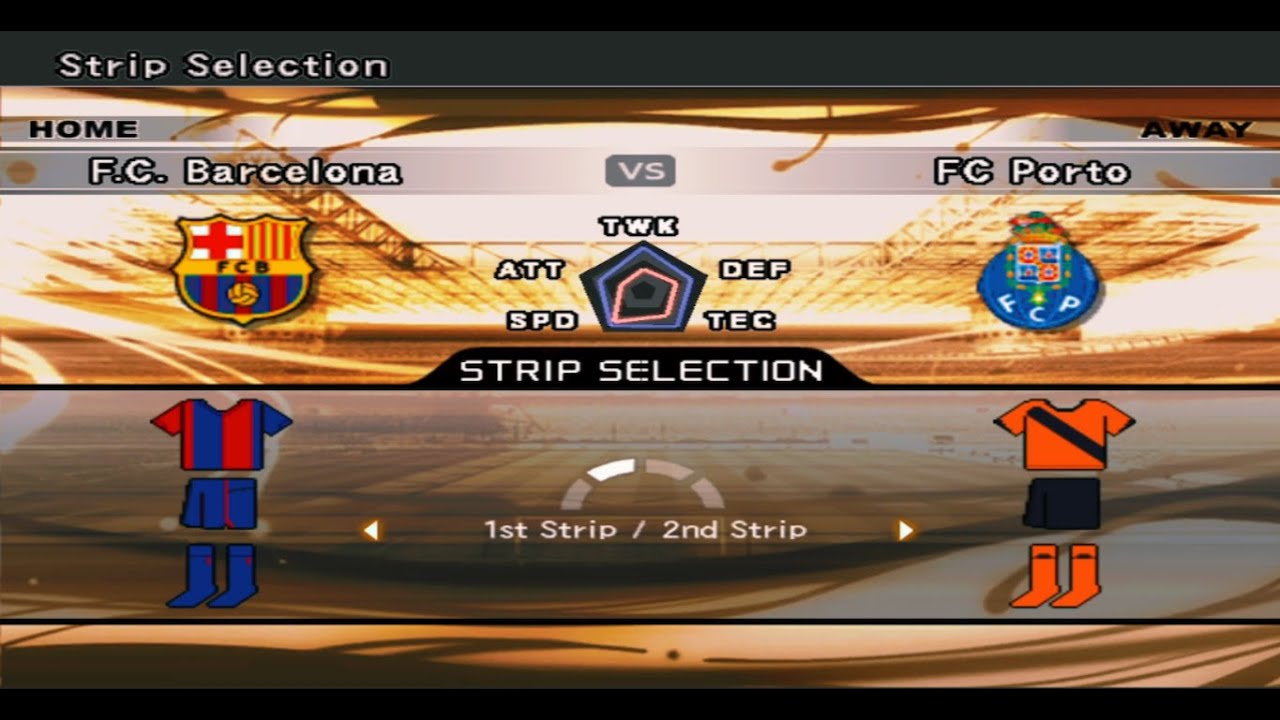 PES 6 - Barcelona vs Porto / PS2