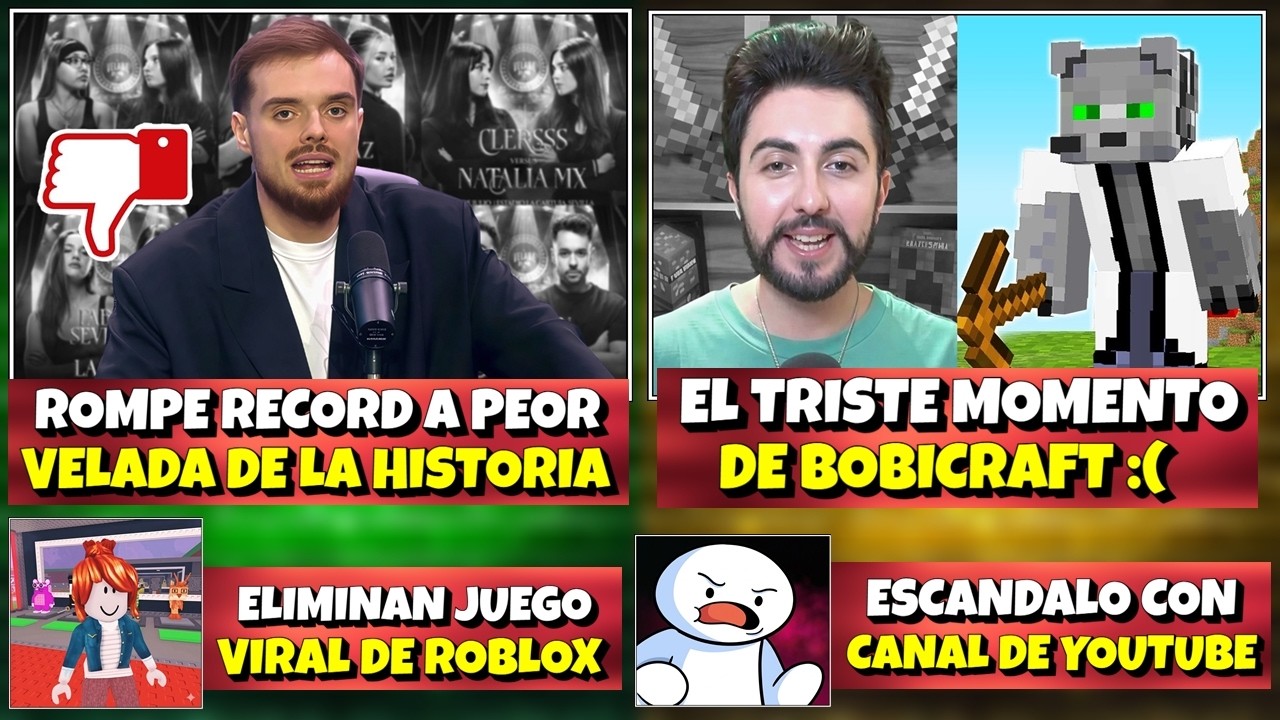 IBAI ROMPIÓ RECORD a PEOR VELADA DE LA HISTORIA | EL TRISTE MOMENTO de BOBICRAFT :( | ROBLOX DRAMA