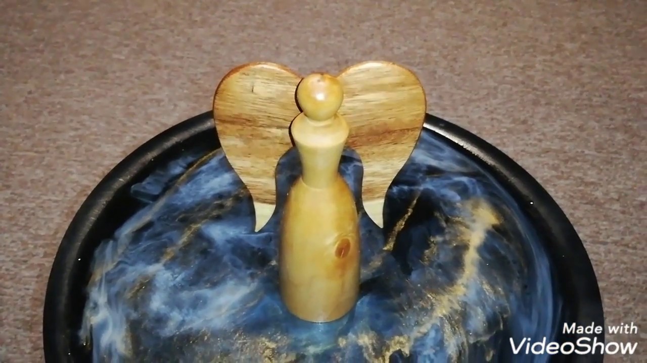 Woodturning an Angel