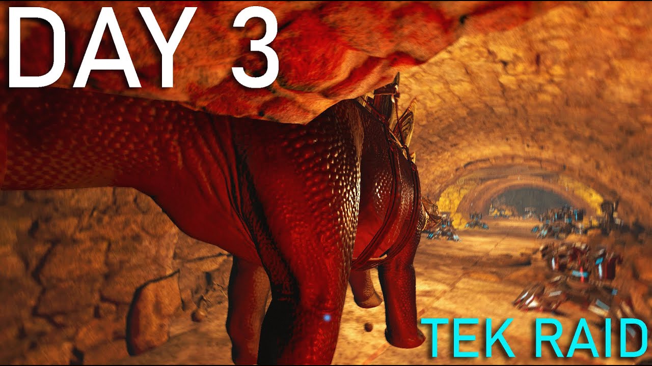 We Wiped an OP Base Spot for Crazy Loot | MESA 4MAN! - ARK PVP