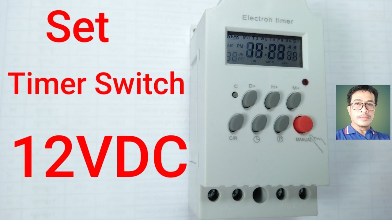 การตั้งค่าTimer Switch #ระบบไฟDC12V #เรียนรู้ฟังก์ชั่นต่างๆ #โปรแกรมต่างๆ #ทำเองได้ @Diy bychat