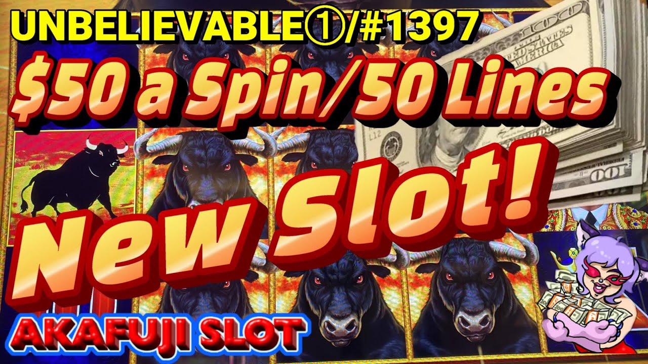 UNBELIEVABLE①HIGH LIMIT LIGHTNING DOLLAR CASH CORRIDA de TOROS SLOT JACKPOT HANDPAY CASINO 赤富士スロット新台