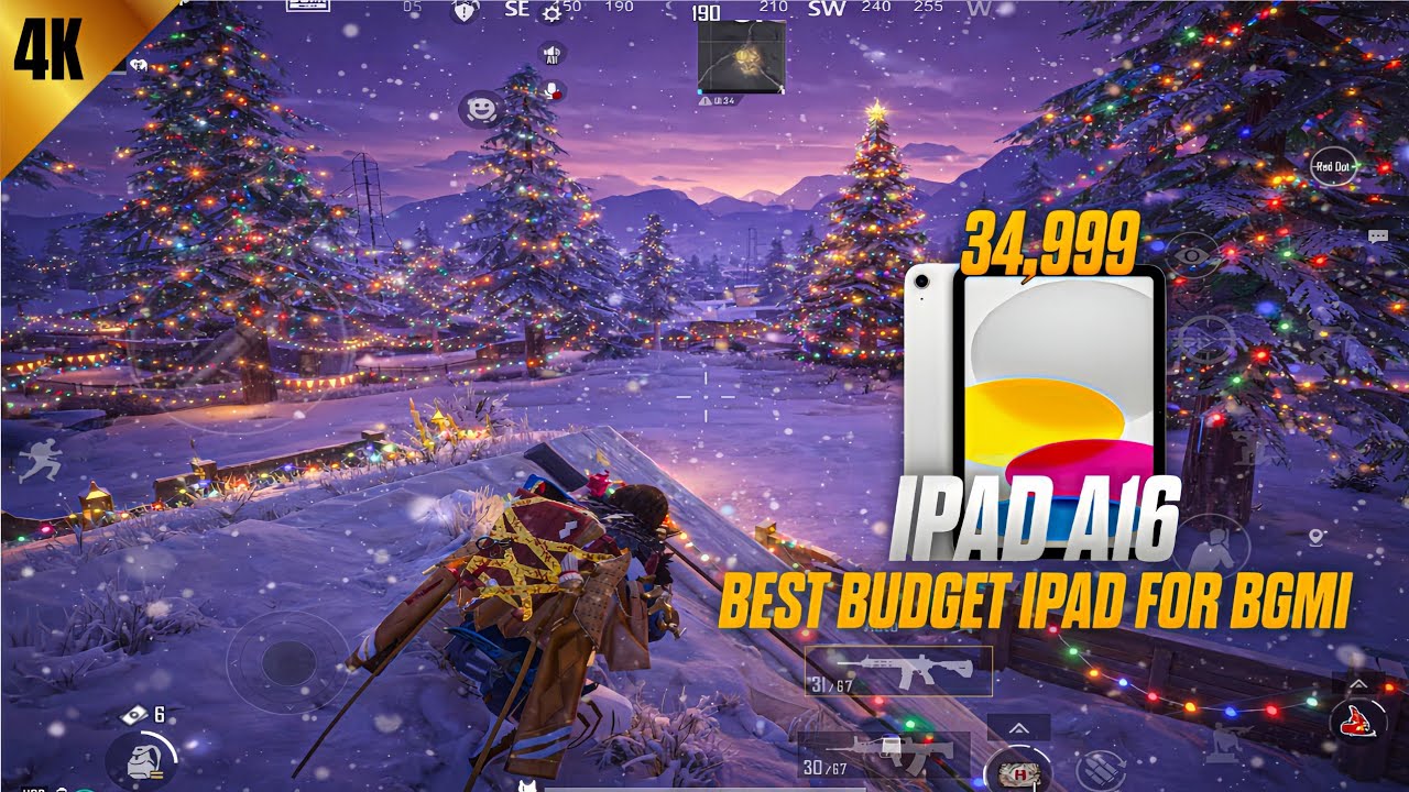 iPad 11 A16 BGMI Graphics Test (SMOOTH+ EXTREME)🔥 | PUBG Mobile Gaming 2026 | With Best Sensitivity!