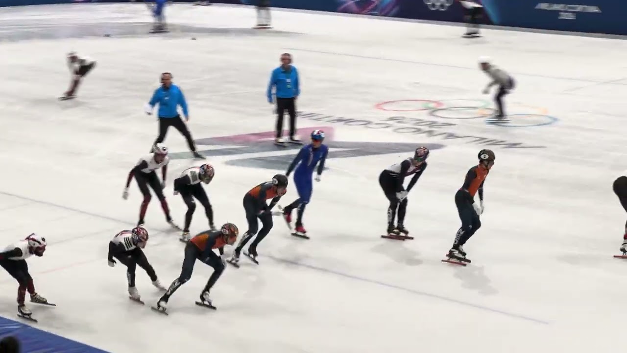 Men’s 5000 m Short Track Speed Skating Relay @ 2026 Winter Olympics — Netherlands vs South Korea