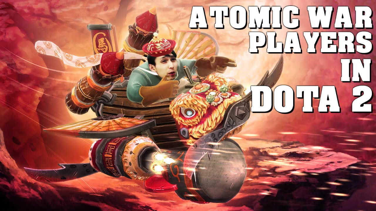 ATOMIC WAR PLAYERS TRYING DOTA 2 (SingSing Dota 2 Highlights #1876)