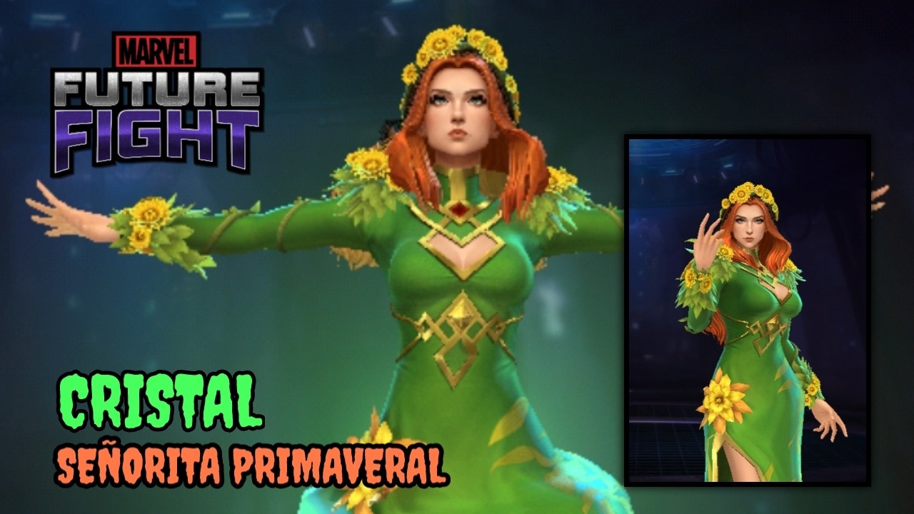 MARVEL FUTURE FIGHT V11.7.0.... CRISTAL...SEÑORITA PRIMAVERAL...NUEVO UNIFORME.