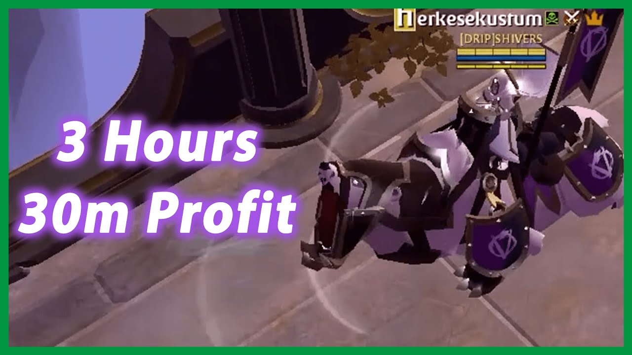 🏇🏽🐻 Make Money Riding Bear 🐻🏇🏽 / 💲💲 Black Market for Beginners 💲💲  / 8.3 Giveaway / Albion Online