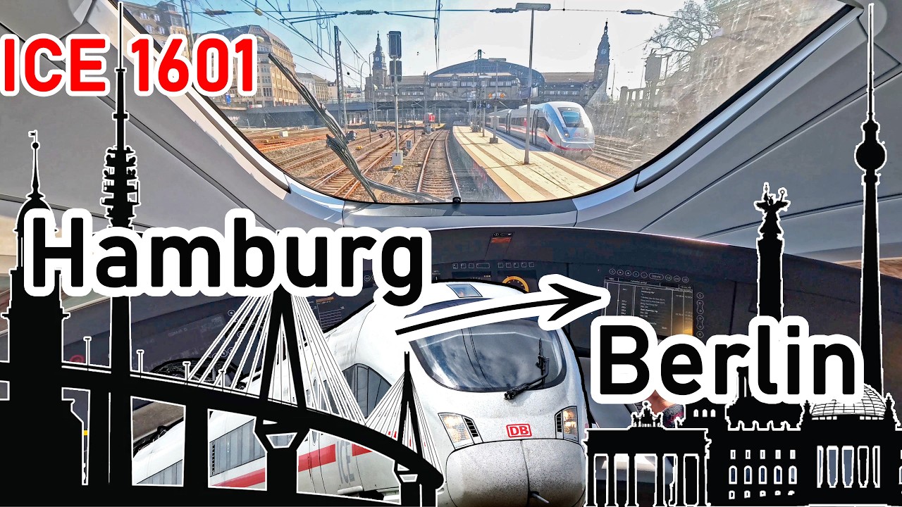 До капитального ремонта | ICE 1601 Гамбург Hbf - Берлин-Шпандау | Поездка на такси ICE-T