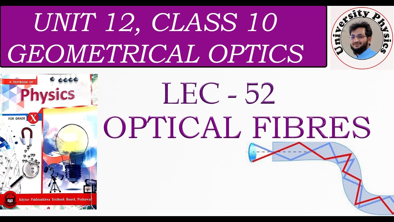 Optical fibres | 10th class physics | Chapter 12 | Geometircal optics