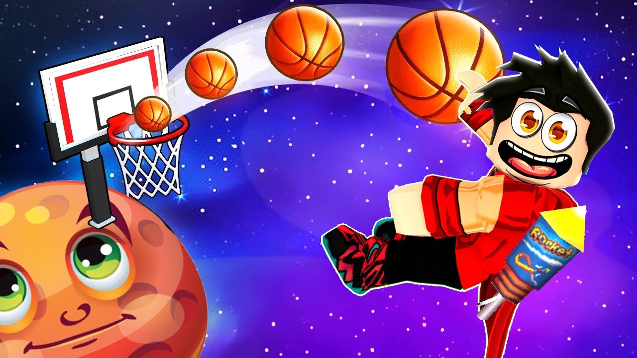 ÖBÜR DÜNYADAN BASKET ATTIM! ZENGİN OLDUM 🏀 Roblox Hoop Simulator