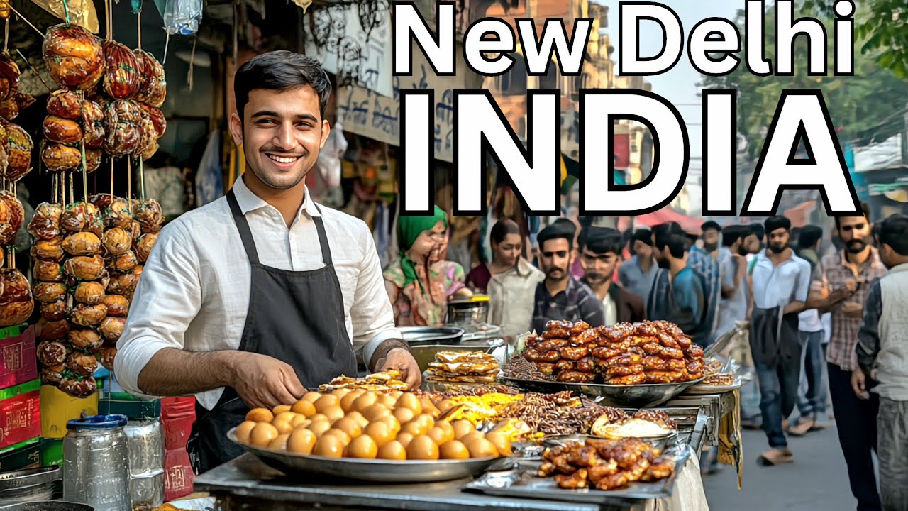 🇮🇳 INDIA WALKING TOUR, DELHI THE CAPITAL CITY OF INDIA, HOME TO 35 MILLION PEOPLE, 4K