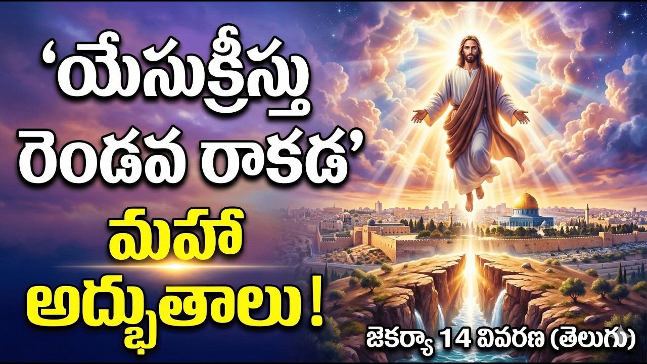 యేసుక్రీస్తు రెండవ రాకడలో జరిగే మహా అద్భుతాలు! | Zechariah 14 | అనుదిన జీవవాక్కు 11.3.2026 |