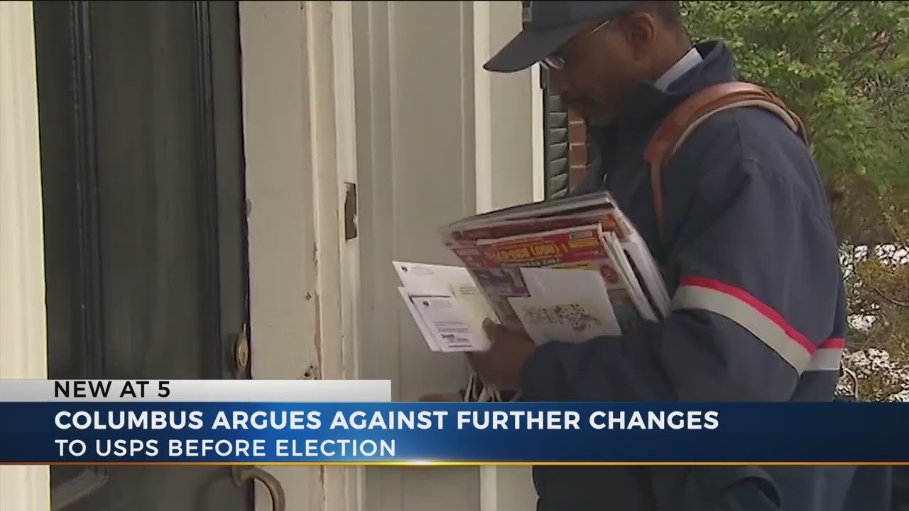 Columbus files brief supporting lawsuit against USPS
