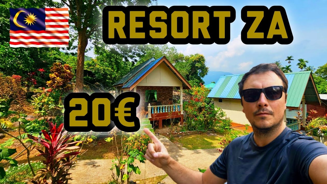 Vyr&aacute;ž&iacute;me na ostrov TIOMAN! Nejlevněj&scaron;&iacute; resort za 500 Kč | Monkey Beach | VLOG