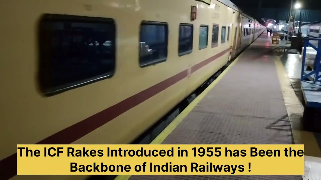 Last ICF Departure from Coimbatore to Chennai Central!