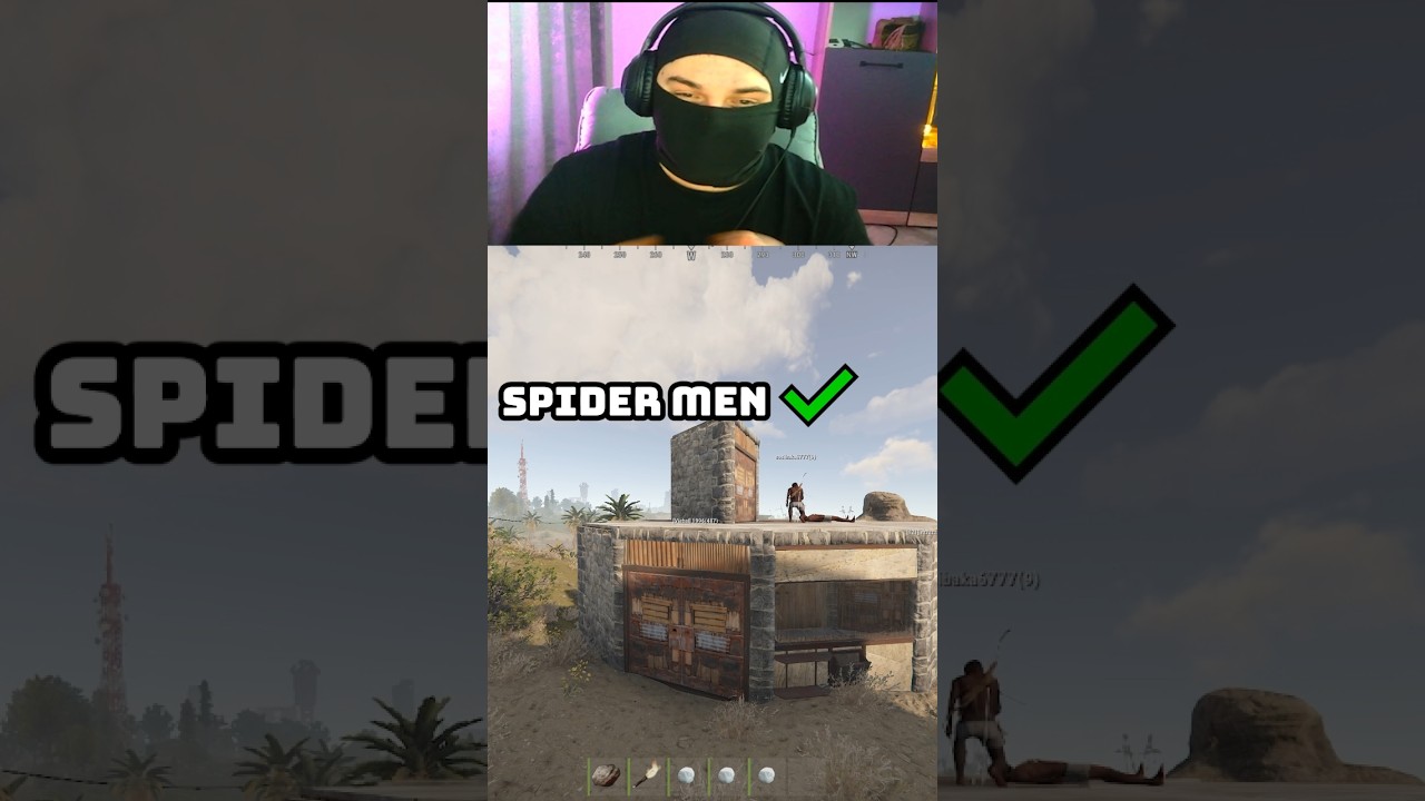 Забайтил жеско читера #rust #админ #раст #admin