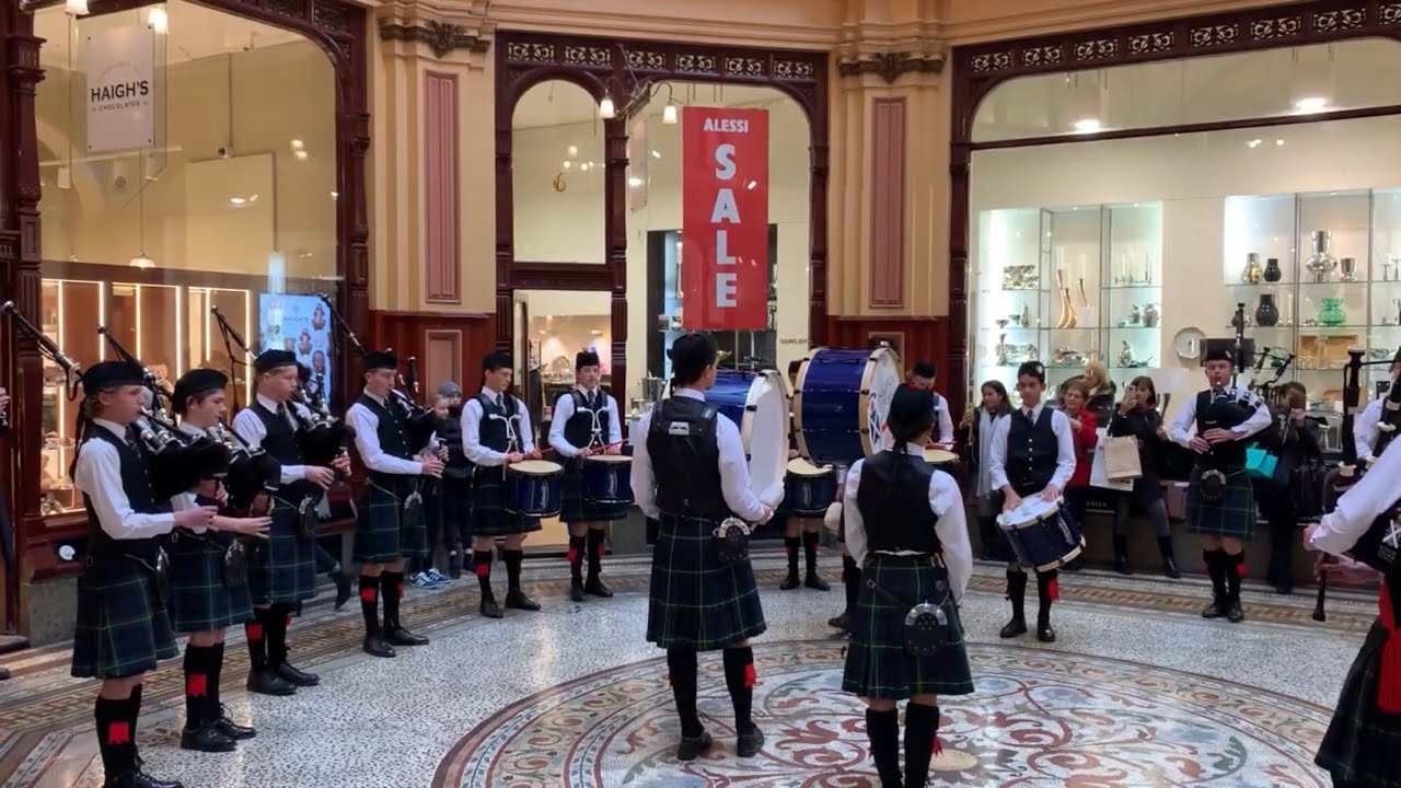 Scotch College Pipe & Drums 14 July 2019