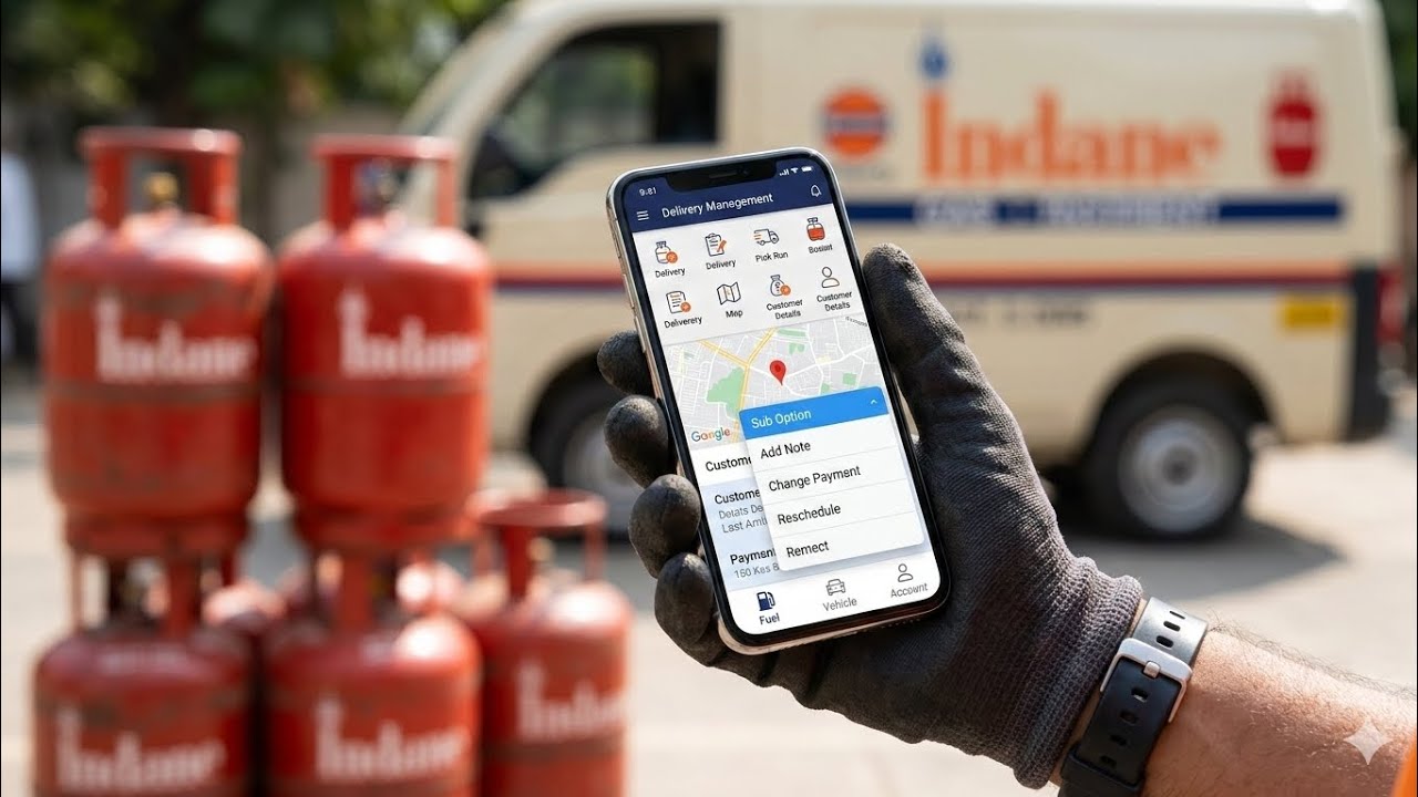 All about delivery indane gas delivery boy app