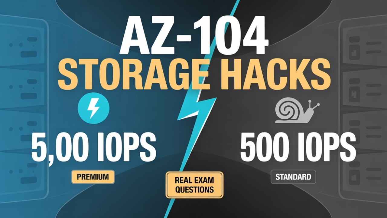 AZ-104: советы по работе с хранилищем Azure — реальные вопросы и объяснения для экзамена