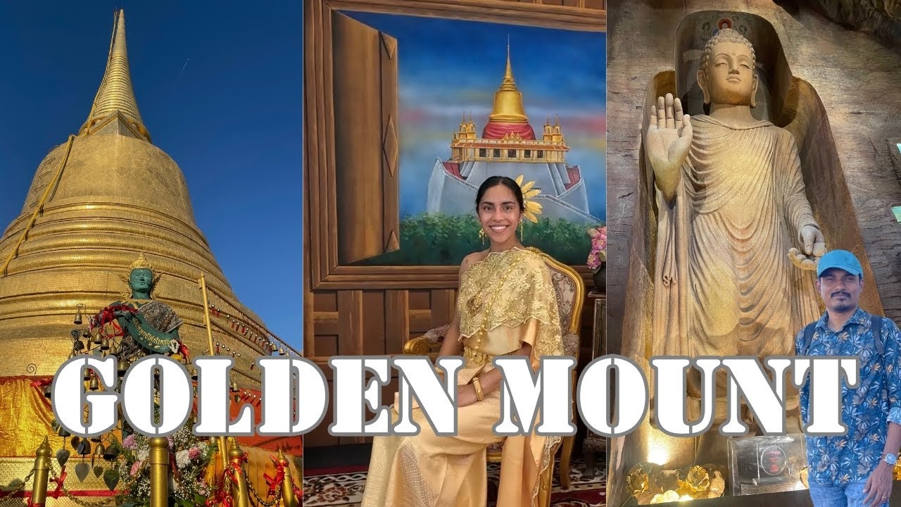 Bangkok’s Best Sunset 🌇 | Platinum Mall, Local Bus & Golden Mount | Ep 2