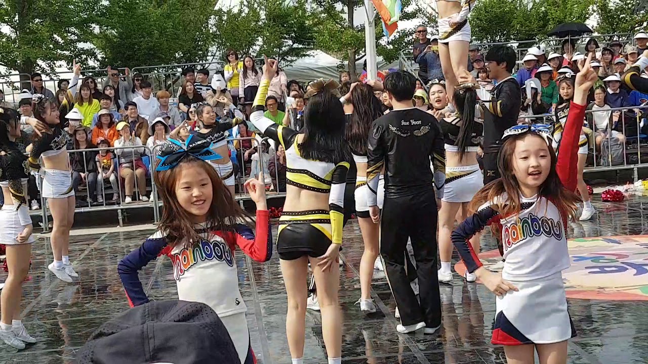 2019 부안마실축제 춤 퍼레이드 레인보우 치어리더