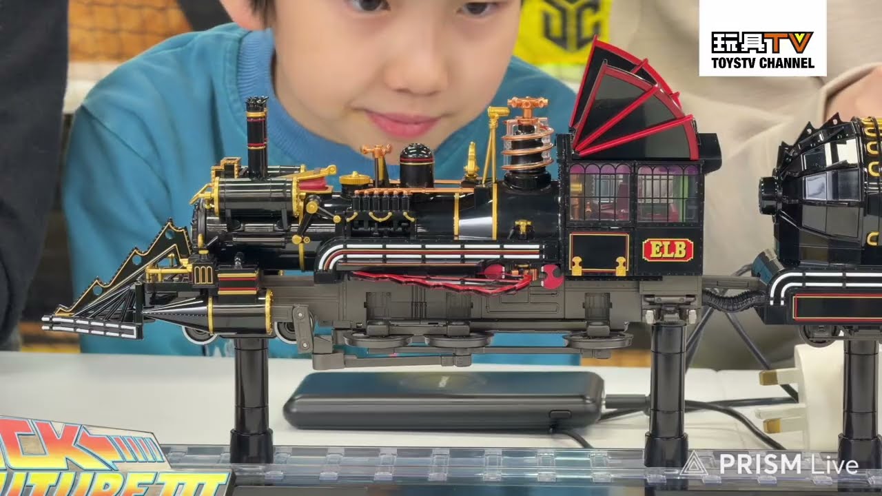 「爆玩具」Bandai 超合金 蒸汽火車時光機 回到未來第三集 CHOGOKIN Back To Future 3 「 TIME TRAIN 」TOYSTV Review