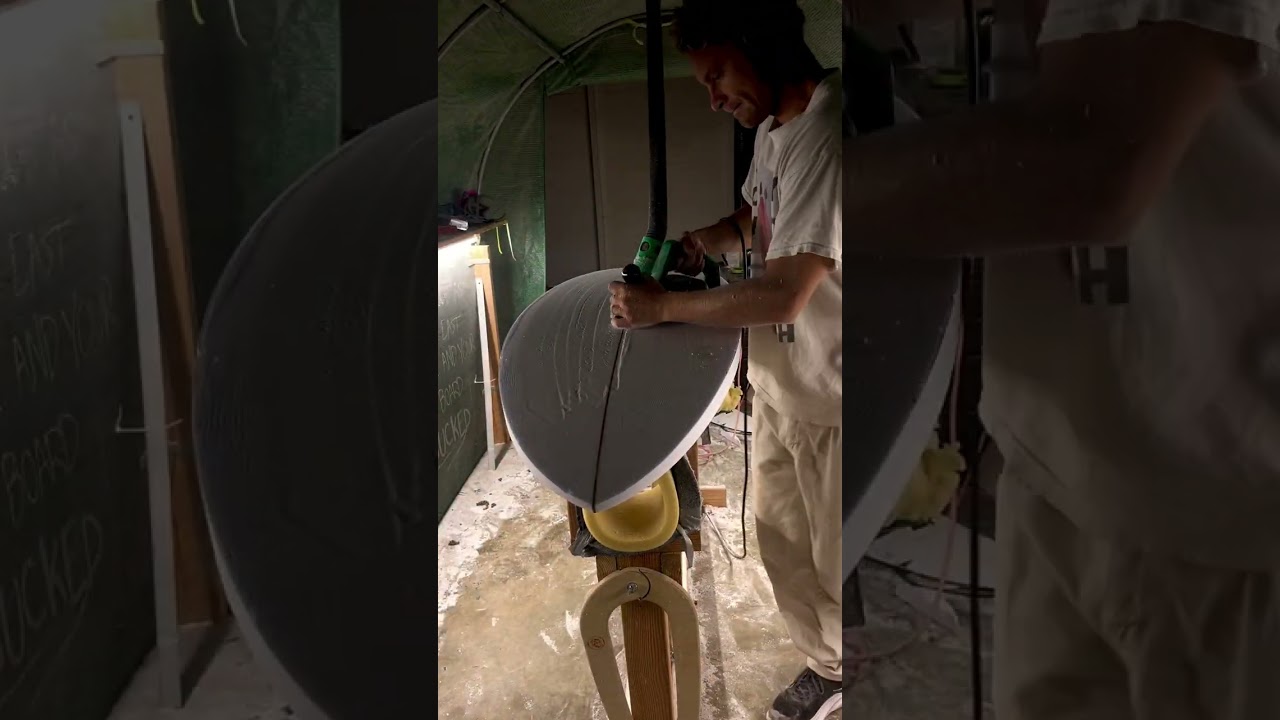 Shaping Berk’s 6’2 Quad