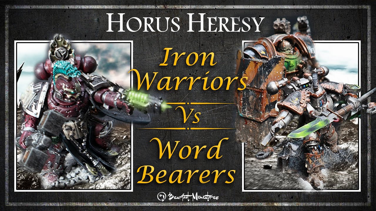 Iron Warriors Vs Word Bearers - Zone Mortalis - Horus Heresy Battle Report - Age of Darkness
