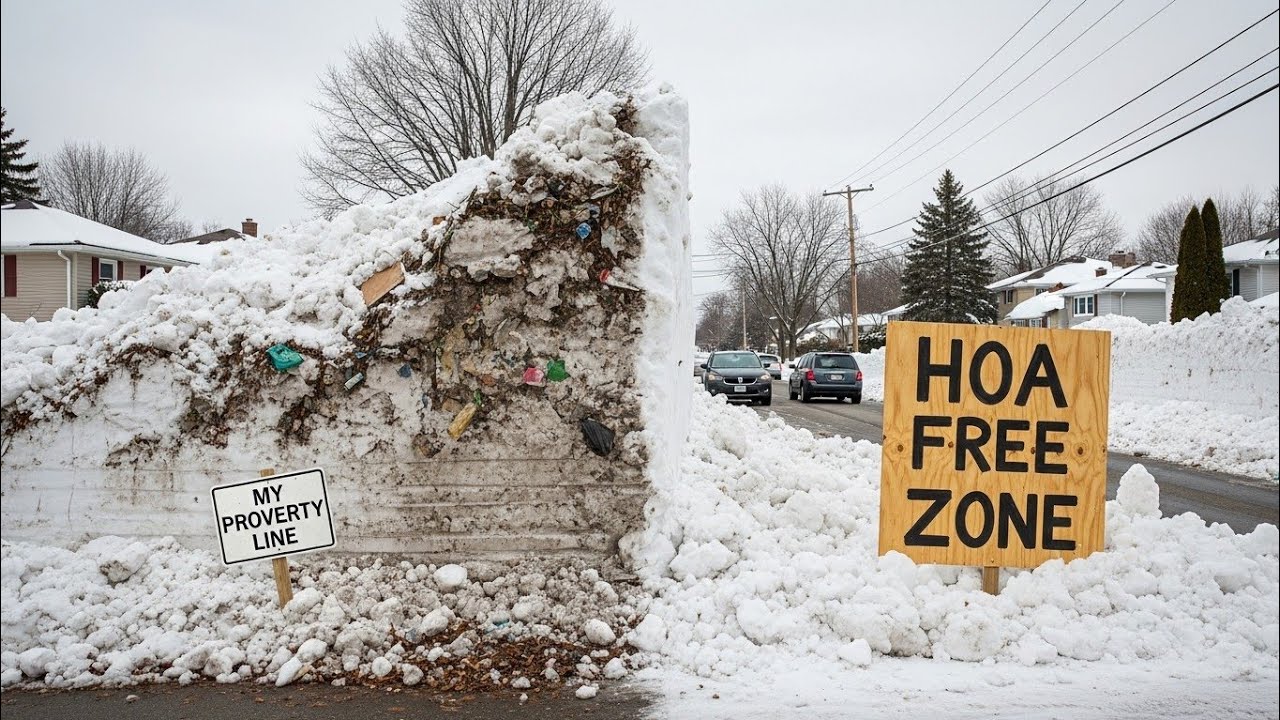 HOA Dumped Snow on My Property All Winter — So I Turned It Into a Wall Blocking Their Street