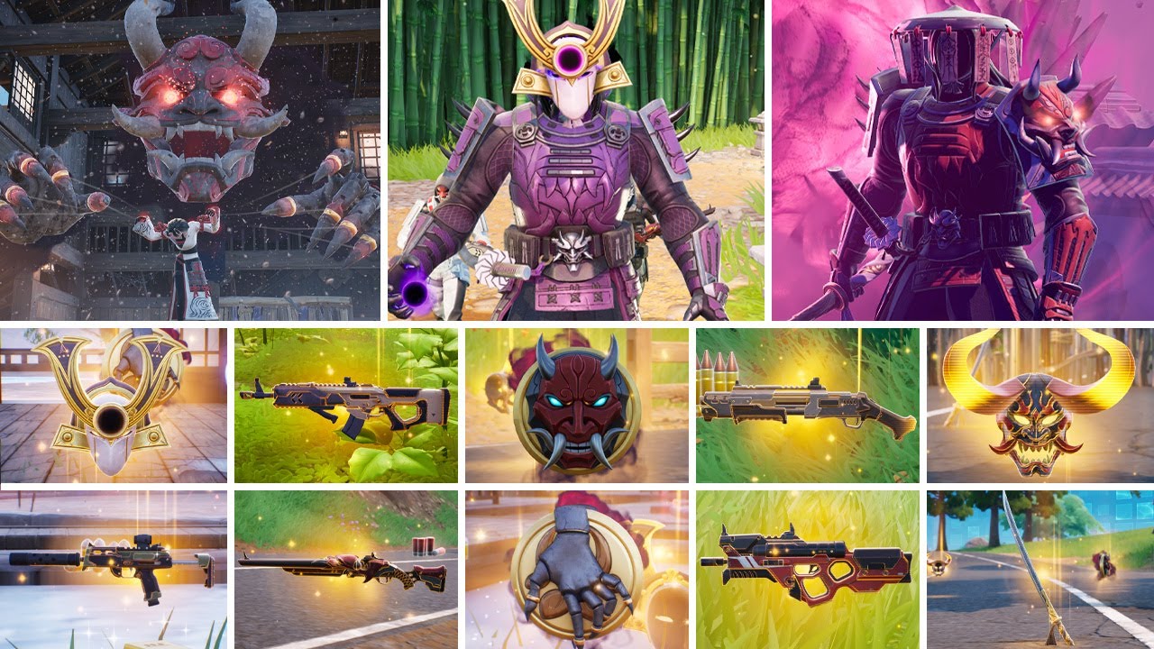 All Demon Bosses, Mythic Weapons, Oni Masks & Medallions Guide - Fortnite Chapter 6 Season 1
