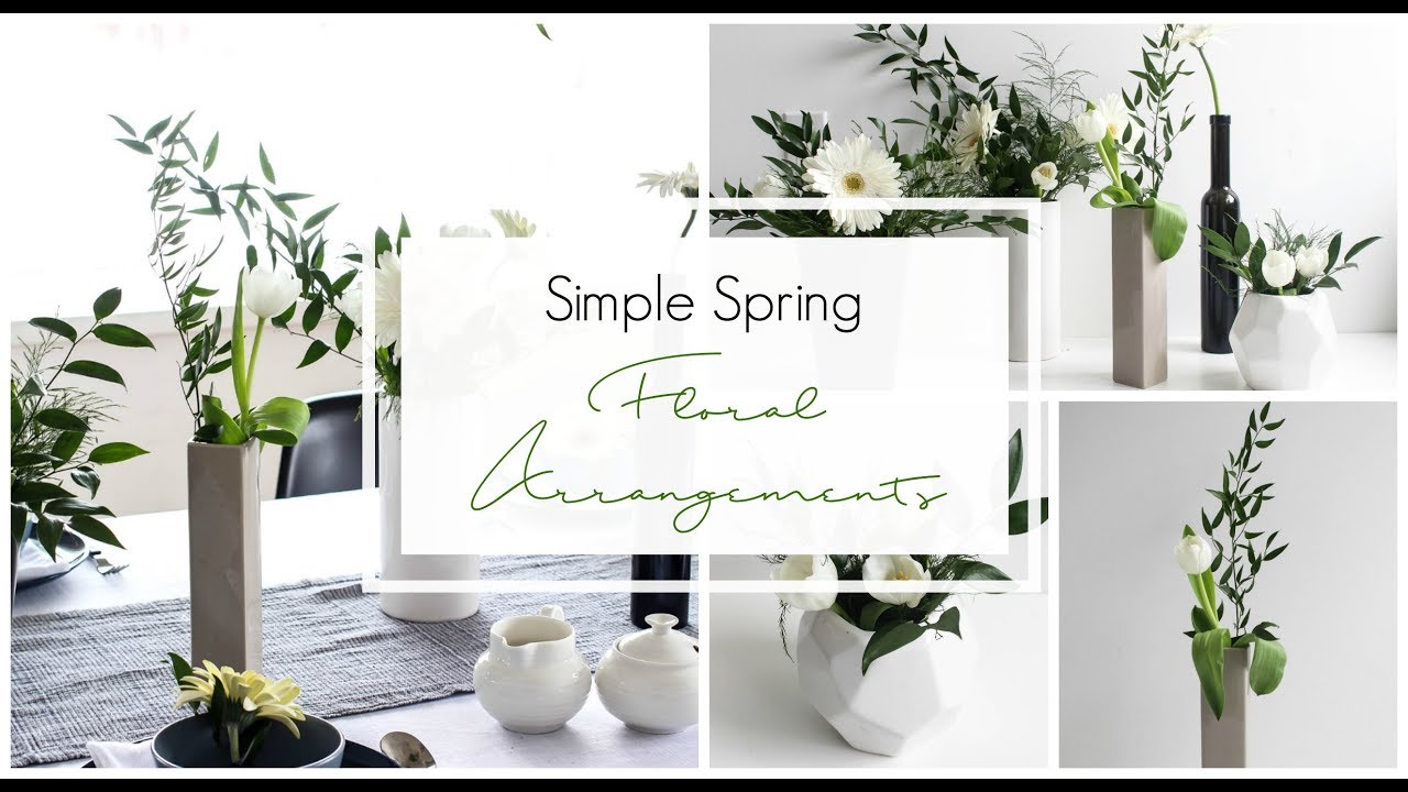 Spring Flower Arrangement: Five Simple Vases for the Perfect Spring Centerpiece!