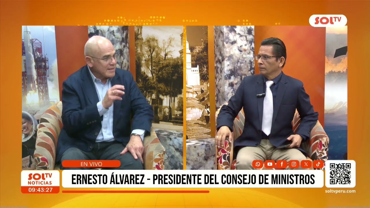 Trujillo: entrevista con Ernesto Álvarez, presidente del Consejo de Ministros