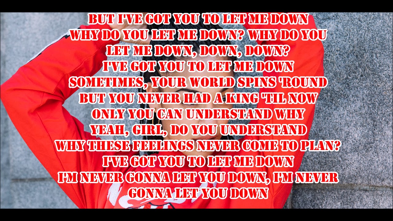Jorja Smith - Let Me Down LYRICS ft. Stormzy
