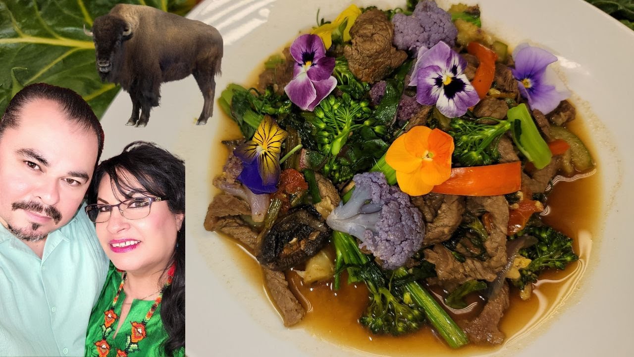 RIBEYE DE BUFFALO CON VERDURAS