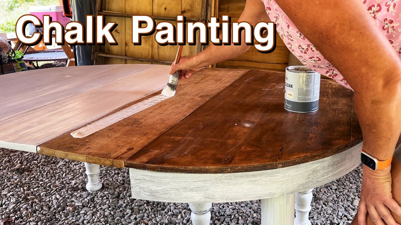 Painting an Antique Table Using Annie Sloan's 