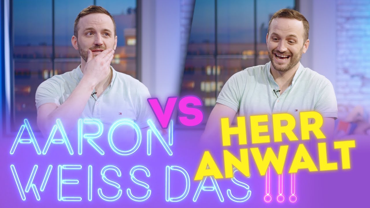 Im DUELL mit dem TIKTOK-ANWALT! 🤓 | Aaron wei&szlig; das!