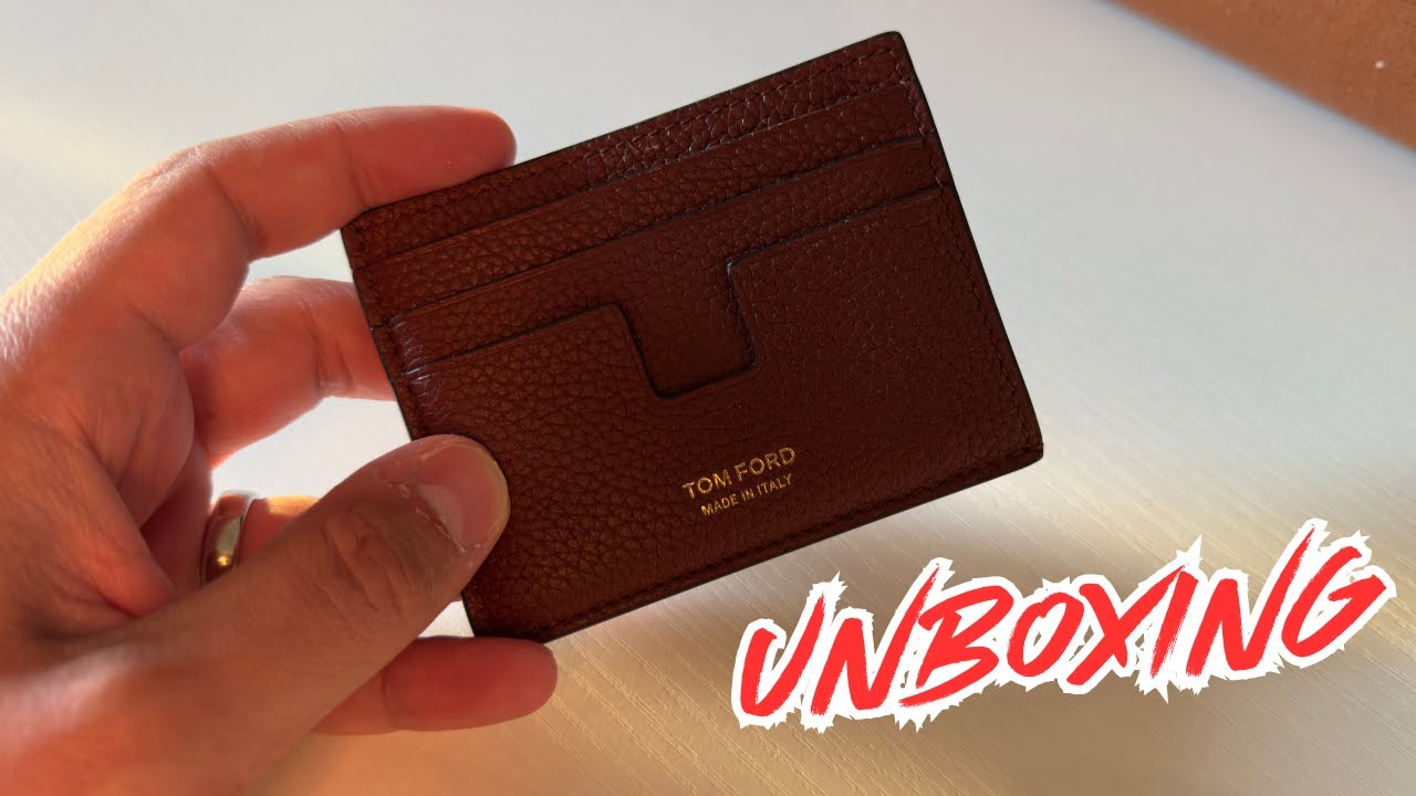 Tom Ford Card Holder Review & Unboxing!