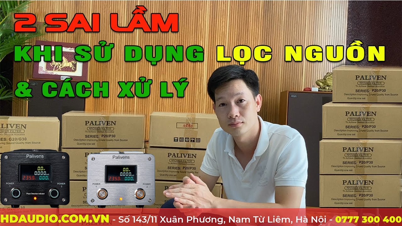2 Sai Lầm Thường Gặp Khi Sử Dụng Lọc Nguồn Điện Sạch