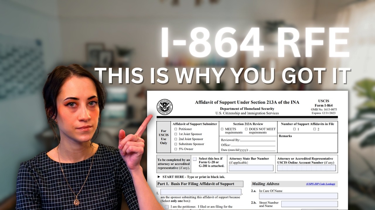 AOS RFE - AFFIDAVIT OF SUPPORT | Request for Evidence I-485 RFE